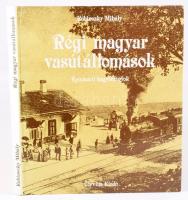 Kubinszky Mihály: Régi magyar vasútállomások. Építészeti hagyományok. Bp., 1983, Corvina. Gazdag fekete-fehér képanyaggal illusztrálva. Kiadói kartonált papírkötés.
