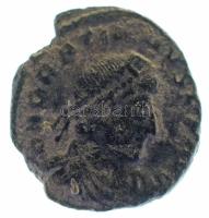 Római Birodalom 367-375 / Gratianus / Siscia / AE3 bronz (2,28g) T:XF,VF Roman Empire 367-375 / Gratianus / Siscia / AE3 bronze "DN GRATIANVS PF AVG / GLORIA RO-MANORVM - M - star F - delta SISC" Emperor walking right, head turned back, holding labarum and dragging bound captive behind him (2,28g) C:XF,VF RIC IX 14c