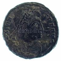 Római Birodalom 346-348 / Constans / Siscia AE4 Cu (1,77g) T:XF Roman Empire 346-348 / Constans / Siscia / AE4 Cu "CONSTAN-S PF AVG / GLOR-IA EXERC-ITVS - dot gamma SIS dot" two soldiers holding spears and shields with one standard between them (1,77g) C:XF
