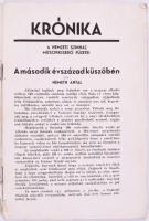 A százéves Nemzeti Színház emlékünnepe. 1937. október 25. Bp., [1938], Pallas-ny., [48] p. Fekete-fe...
