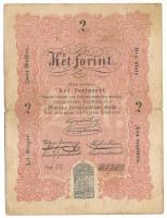 1848. 2Ft "Kossuth bankó" "JV. 61729" T:F,VG Adamo G106