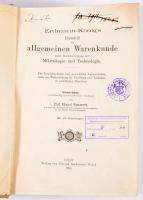 Hanausek, Eduard: Erdmann-König's Grundriß der allgemeinen Warenkunde unter Berücksichtigung der Mikroskopie und Technologie. Leipzig, 1906, Johann Ambrosius Barth, XVI+930 p. Német nyelven. Kiadói egészvászon-kötés, helyenként lapszéli ázásnyomokkal, intézményi bélyegzőkkel.