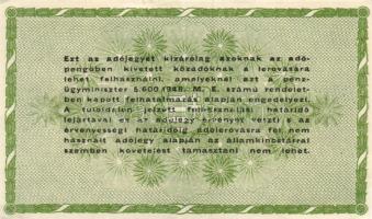 1946. 50000AP fehér papíron, sajtóhiba "KOVETELÉS" T:I