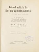Zieler, Karl: Lehrbuch und Atlas der Haut- und Geschlechtskrankheiten für praktische Ärzte und Studierende. Berlin-Wien, 1924, Urban &amp; Schwarzenberg, XIV+[2]+556 p.+ 169 (színes) t. Német nyelven. Félvászon-kötésben, kissé viseltes borítóval, részben összeragadt táblákkal.