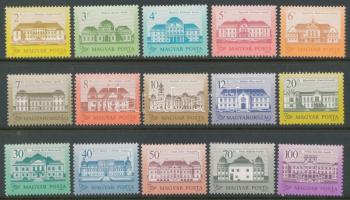 1986-1991 Kastélyok kiadások minden értéke I. S. változatban