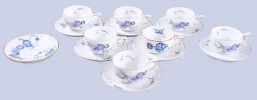 Rosenthal csészék és alátétek 2 fajta 7 csésze, 8 alátét.