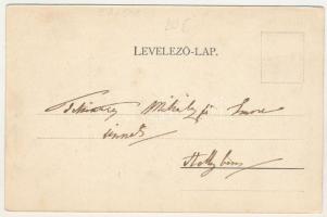 1903 Szamosújvár, Gherla; Sétatér részlet a korcsolyázó pavilonnal. Karátsonyi Gyula kiadása / prome...