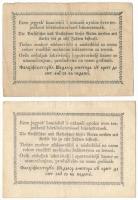 1849. 15kr "Kossuth bankó" + 30kr "Kossuth bankó" T:F
Adamo G102, G103