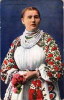 1916 Hrvatska narodna nosnja / Horvát népviselet / Croatian folklore (EK)