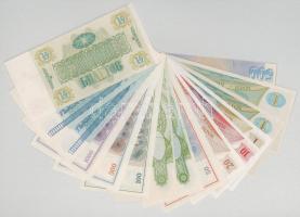 Szovjetunió / Oroszország 1994 k. 1B - 10.000B "Mavrodi bankjegyek" (15db) T:UNC-XF
Sovie...