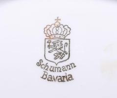 Schumann ékszertartó edény, Uhturm-Graz látképpel, jelzett, 13x8,5 cm