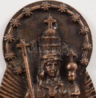 Mária a kis Jézussal kegytárgy plakett, h: 7 cm