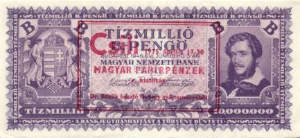 1946. 10.000.000BP "Csili 1975. április 17-30... + Dr. Bázlik László György gyűjteményéből" fny-sal T:I