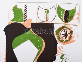 Misch Ádám (1935-1995): Motívumok (cím nélkül), 1973. Szitanyomat, papír, jelzett, számozott (22/40)...