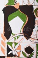 Misch Ádám (1935-1995): Motívumok (cím nélkül), 1973. Szitanyomat, papír, jelzett, számozott (22/40)...