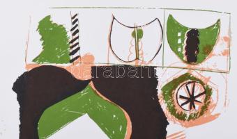 Misch Ádám (1935-1995): Motívumok (cím nélkül), 1973. Szitanyomat, papír, jelzett, számozott (21/40)...