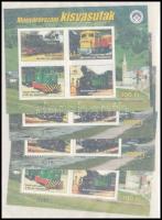 2000 Mozdonyok fogazott + vágott emlékívpár azonos sorszámmal