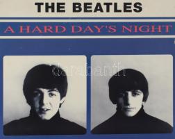 2004 The Beatles - A Hard Day's Night, plakát, papír, feltehetően utánnyomás, farostra kasírozv...