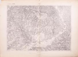 1 : 75.000-es méretarányú katonai térképek gyűjteménye: a történelmi Magyarország és az Osztrák-Magy...