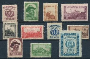 Nyugat-Magyarország VII. 1921 Lajtabánság teljes sor Bodor vizsgálójellel