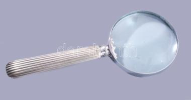 Art deco stílusú kézi nagyító, h: 19 cm