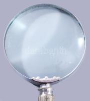 Art deco stílusú kézi nagyító, h: 19 cm