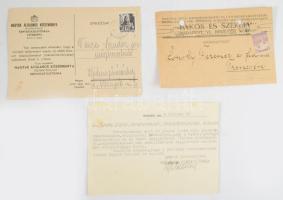 cca 1925-1945 11 db fejléces levelezőlap különféle cégektől