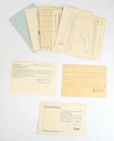 cca 1939-1944 13 db fejléces levelezőlap festékgyártó és vegyipari cégektől