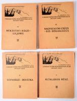 Dr. Komarnicki Gyula: A Magas Tátra hegymászókalauza I-IV. kötet. I. kötet: Általános rész. II. kötet: Kopahágó-Rovátka. III. kötet: Nagyszalóki csúcs - Kis Békáscsúcs. IV. kötet: Békástavi hágó - Liljowe. Részletes kalauzok. Késmárk-Bp., 1926, Turistaság és Alpinizmus. Harmadik kiadás. Kiadói papírkötésben, gerincek alján apró sérülésekkel.