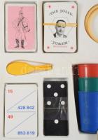 cca 1979-1982 Rodolfo bűvésztáska - 55 mutatvány. Jó állapotban, kis hiánnyal, 29x41 cm