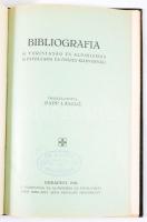 Bibliografia. (A turistaság és alpinizmus 20 évfolyama és összes kiadványai.) Összeállította: Papp László. Bp., 1930. Turistaság és alpinizmus kiadóv. Ifj. Kellner Ernő ny. 31 p. Korabeli, illusztrált, préselt, aranyozott egészvászon kötésben. eredeti borítók bekötve