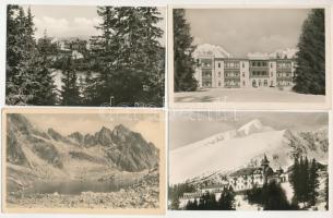 TÁTRA - 85 db MODERN képeslap, főleg 1950-es évek / TATRY - 85 modern postcards, mainly 1950s