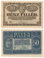 1920. 20f "09" + 50f "03" T:F,AU Adamo K2