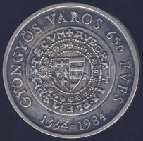 1984. Gyöngyös "Róbert Károly" emlékérem T:2