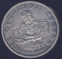 1984. Gyöngyös "Róbert Károly" piefort emlékérem T:2