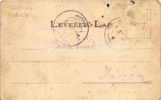 1905 Mecenzéf, Alsó-Metzenzéf, Alsómecenzéf, Metzenzéf, Nizny Medzev; római katolikus templom, szobo...