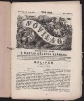 1857 Nővilág. Hetilap a magyar hölgyek számára. 1857. sept. 20. I. évf. 37. sz. Szerk.: Vajda János....