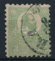 1871 Kőnyomat 3kr (220.000) (bal alsó sarok törött / folded corner)