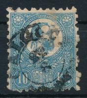 1871 Kőnyomat 10kr (min 45.000) (szakadás felül / torn above)