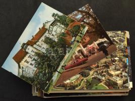 100 db MODERN színes megíratlan külföldi város képeslap / 100 modern coloured unused foreign town postcards