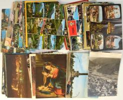 200 db MODERN színes külföldi város képeslap / 200 modern coloured foreign town postcards