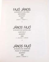Fajó János (1937-2018) Kossuth-díjas festőművész 2 db katalógusa: 

Fajó János retrospektív kiállí...