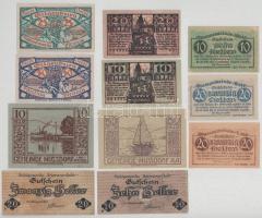 Vegyes 11db-os heller tétel, közte: Ausztria / Wels 1920. 10h + 20h (2xklf) + Német államok / Gilgenburg 1920. 25h + 50h T:vegyes Mixed 11pcs Heller lot, within: Austria / Wels 1920. 10 Heller + 20 Heller (2xdiff) + German states / Gilgenburg 1920. 25 Heller + 50 Heller C:mixed