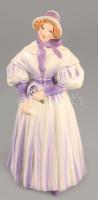 Goebel kalapos hölgy, jelzett, hibátlan, m: 21,5 cm