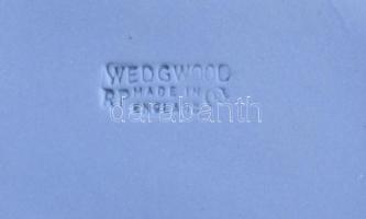 Wedgwood jasperware váza, jelzett, hibátlan, m: 9,5 cm + cukordoboz h: 8 cm