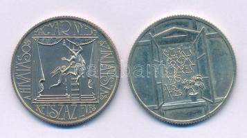 1985. 100Ft Cu-Ni "Kulturális Fórum" + 1990. 100Ft Cu-Ni "200 éves a hivatásos magyar...