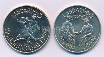 1988. 100Ft Cu-Ni-Zn "Labdarúgó Világbajnokság 1990 - Két játékos" + 1989. 100Ft Cu-Ni-Zn ...