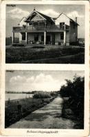 1943 Kakasszékfürdő (Orosháza), Vendéglő, sétány. Politzer Ferenc kiadása (Rb)