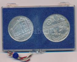 1974. 50Ft Ag + 100Ft Ag "Magyar Nemzeti Bank" pár eredeti, plombált, MNB plasztiktokban T...