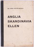 Arno Deutelmoser: Anglia Skandinávia ellen. Az északi államokkal szemben elkövetett angol túlkapások története. Anglia valódi arca 12. szám. Berlin, 1940, Német Információs Szolgálat, 77+[3] p. Kiadói papírkötés, kissé viseltes állapotban, foltos borítóval, helyenként foltos lapokkal, hullámos. Ritka!